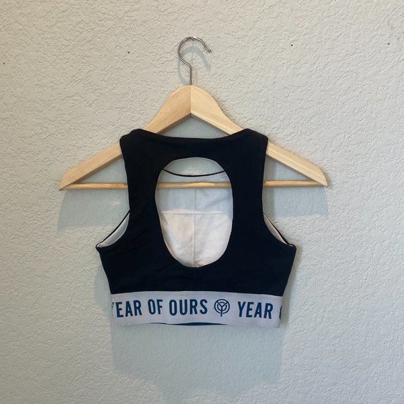 Year of Ours Black Open Back Sports Bra - Picture 3 of 4